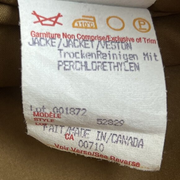 Women's Size 16 Dark Brown Faux Suede Textured Zip-Up Jacket by Joseph Ribkoff - Picture 5 of 10